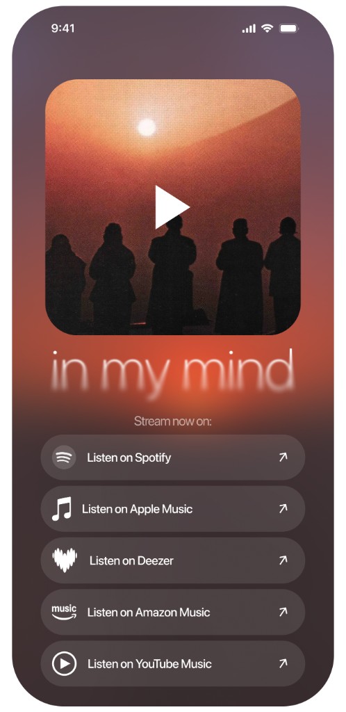 A Dimensions Spotlight page for the song in my mind, with streaming links for Spotify, Apple Music, and more