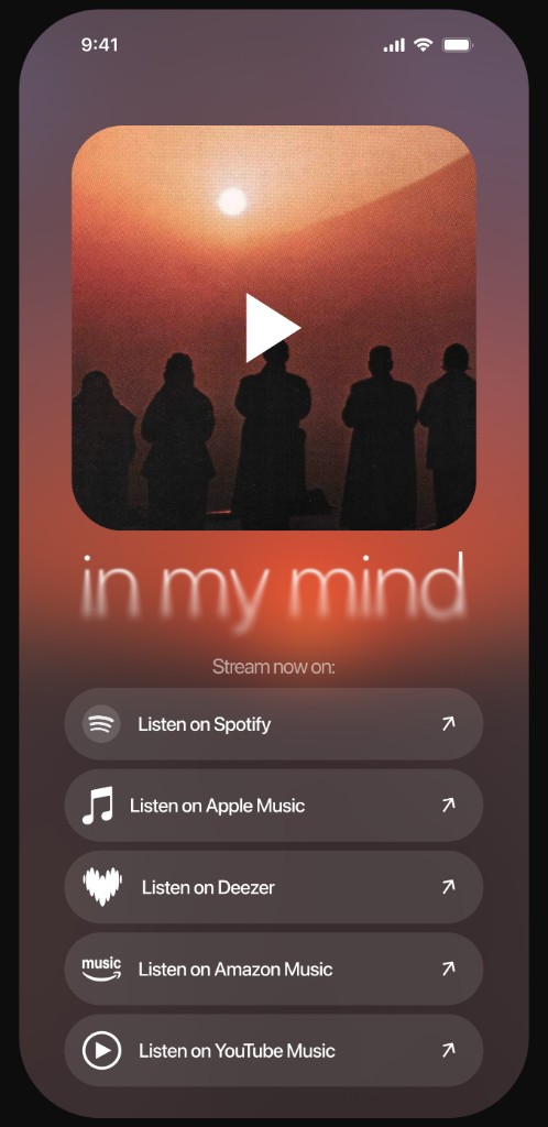 Stream page — in my mind