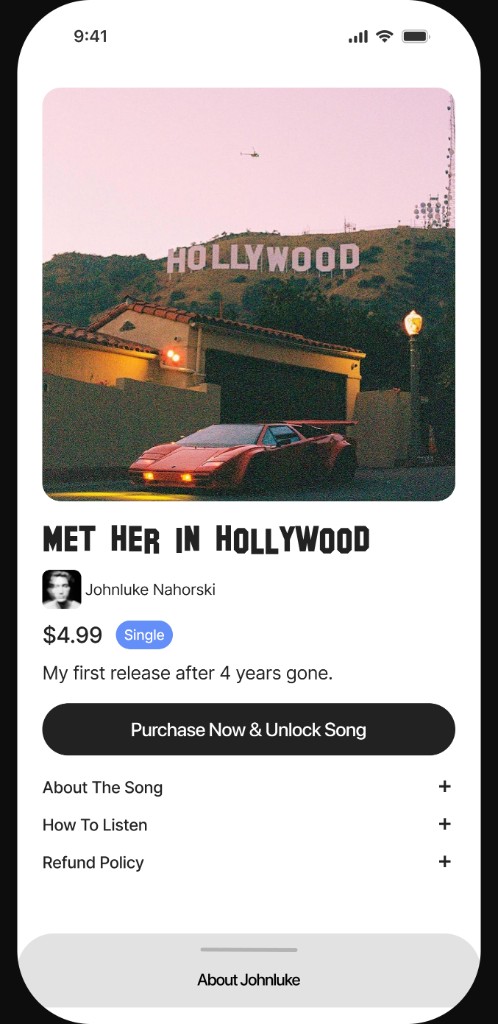 Purchase page — Met Her in Hollywood
