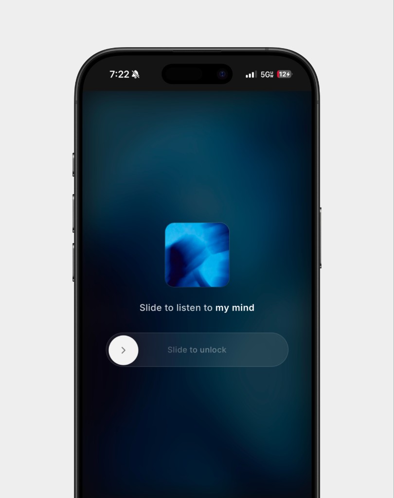 Slide to unlock private streaming page on Dimensions