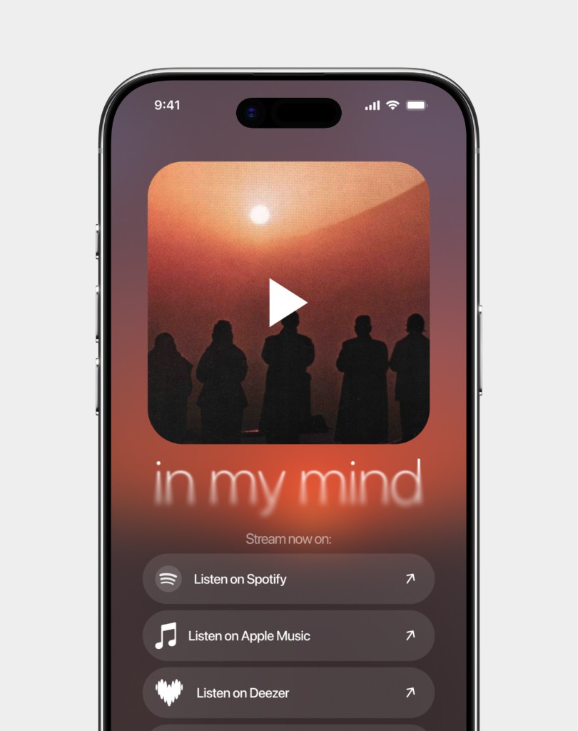 Spotlight page on iPhone