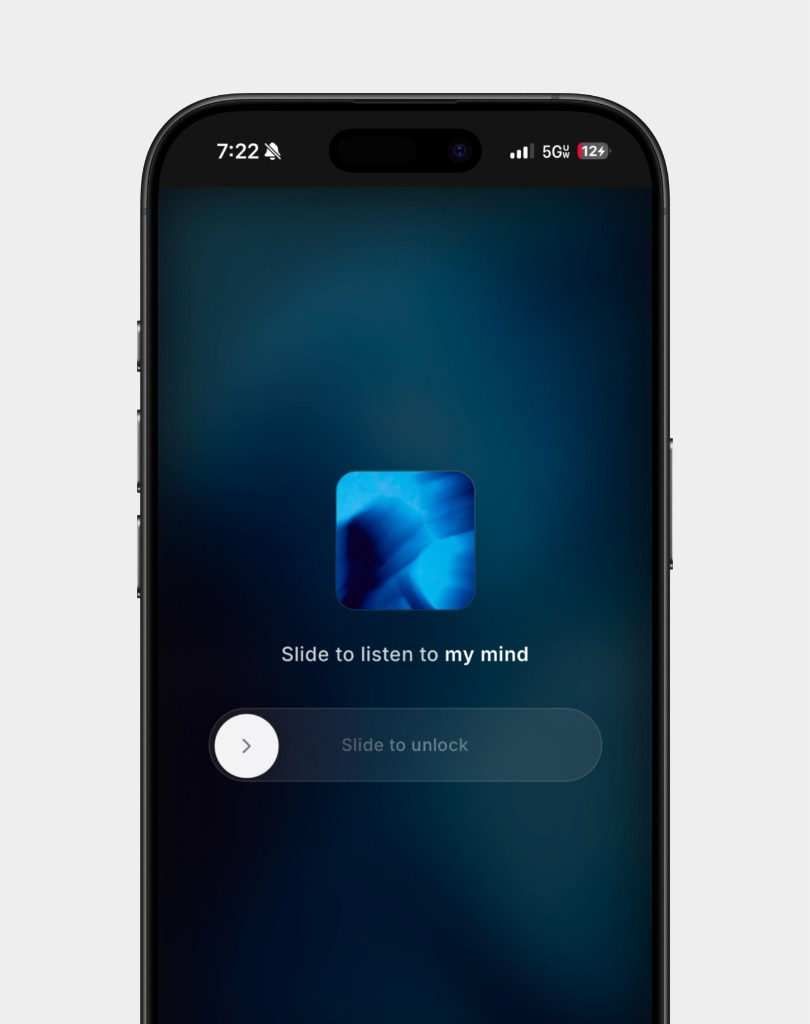 Private streaming page on iPhone