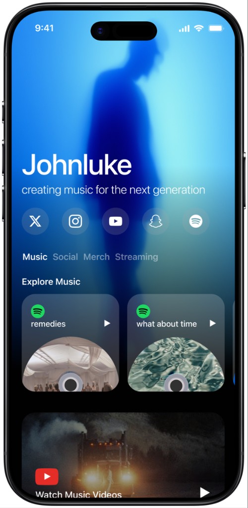 Link in bio template — johnluke